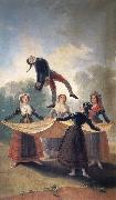 Francisco Goya Straw Mannequin oil